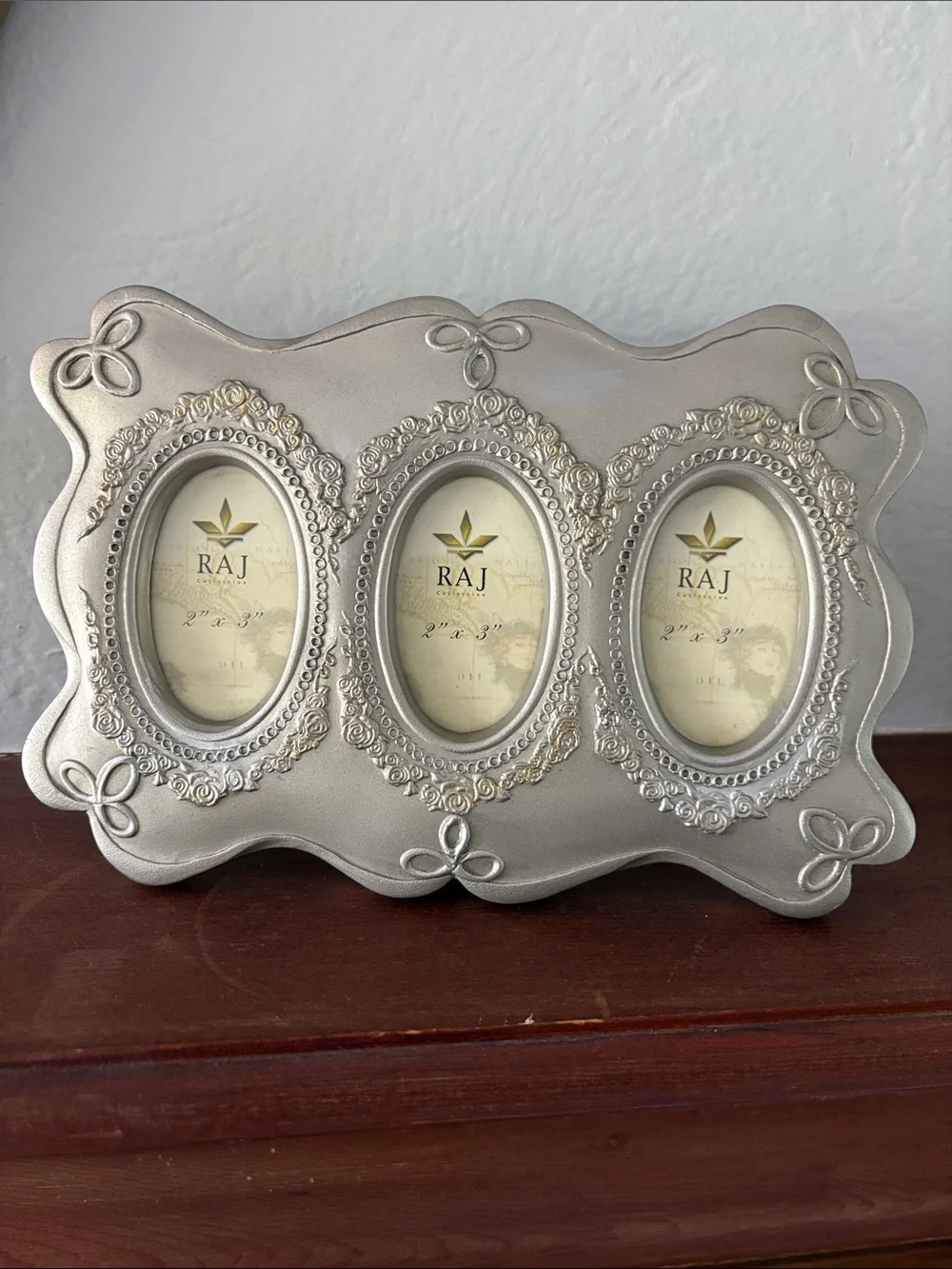Raj Silver Ornate Triple 2